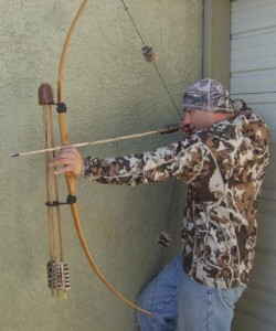 Back in Vegas getting bowtime with my new bow.